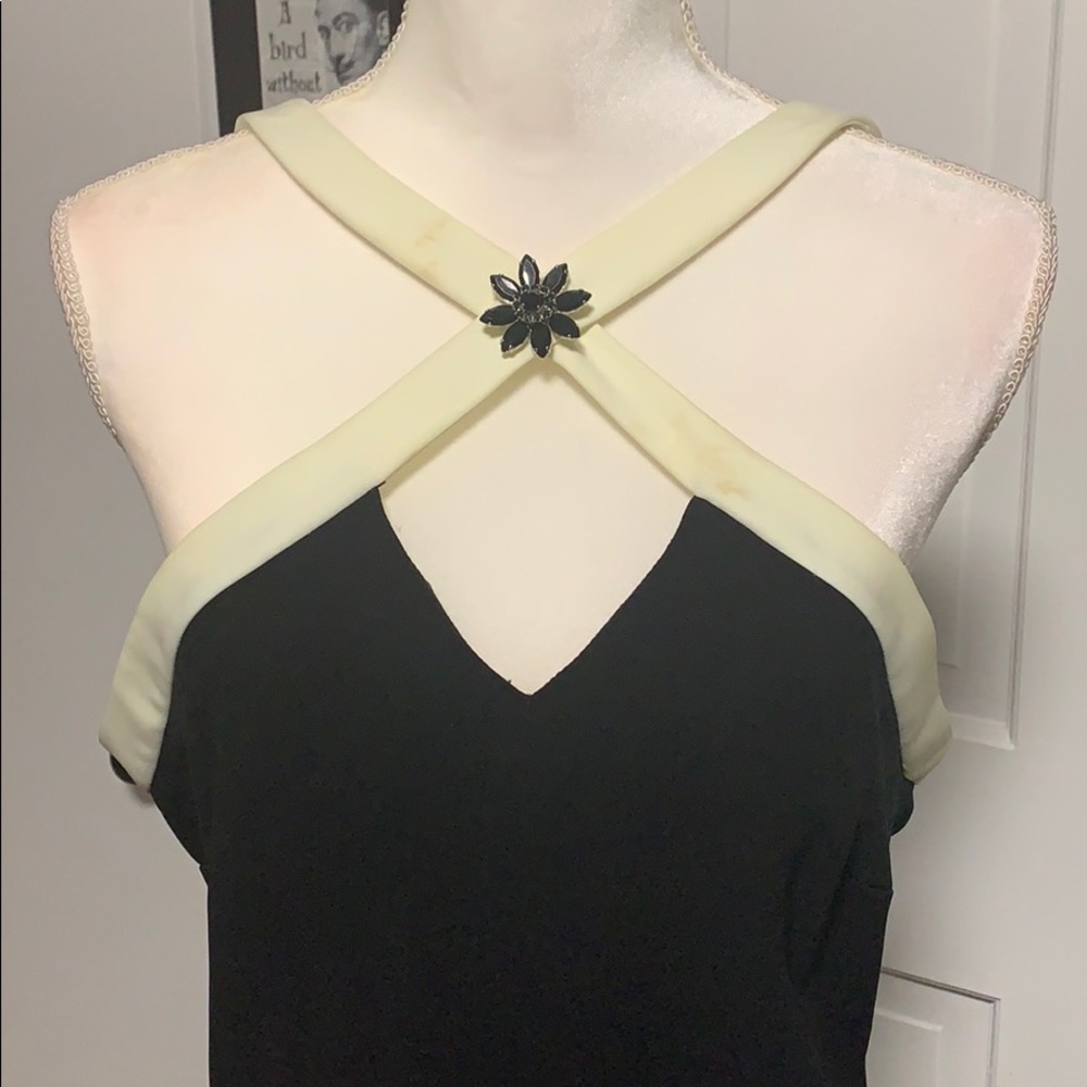 Black and white dress